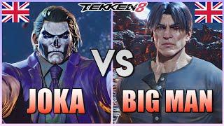 Tekken 8  ▰  Joka (#1 Ranked Feng) Vs Big Man (High Ranked Victor) ▰ High Level Matches!