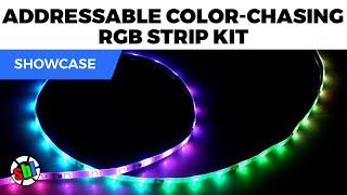 Meet the Color-Chasing LED Strip Kit: Customizable RGB Lighting