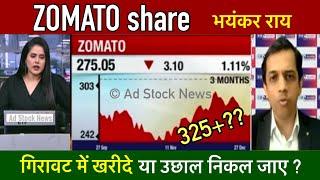 Zomato share news today,Hold or sell ? Zomato share latest news