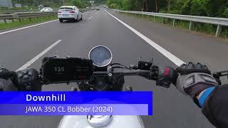 JAWA 350 CL Bobber (2024) Top Speed (GPS)
