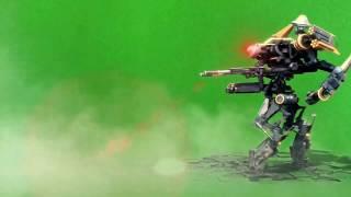GREEN SCREEN FOOTAGE ROBOT ATTACK