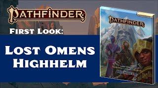 First Look: Highhelm! (Pathfinder 2nd Edition)