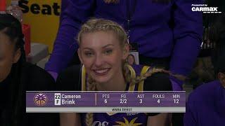  Steph Curry & Cameron Brink Connection Explained During Her Rookie WNBA Debut | Los Angeles Sparks