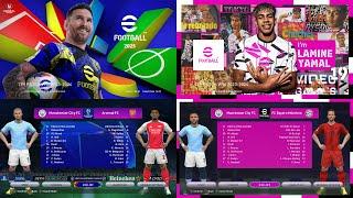 PES 2017 Menu eFootball 2025 Pack by PESNewupdate