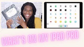 WHAT'S ON MY IPAD PRO | HOW I USE MY IPAD IN COLLEGE, LAW SCHOOL & WORK Best Apps For School & Notes