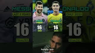 Last 3 Years vs last One Year | Leo Messi | Cristiano Ronaldo |