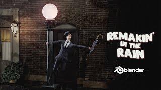 I remade "Singin' in the Rain" scene in Blender - Full Tutorial