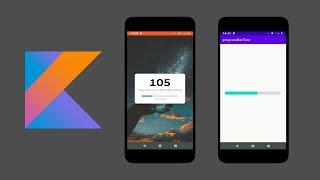 (Kotlin 2020) How to create a Horizontal Progress Bar in Android Studio