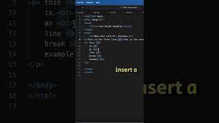 HTML Coding Q&A 31: correct HTML tag for inserting a line break? #html #coding #css #htmlcss #shorts