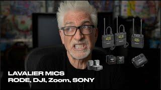 “Used in Anger” Episode 1: Lavalier Mics in 2022 (RODE vs.DJI vs. Zoom vs. Sony)