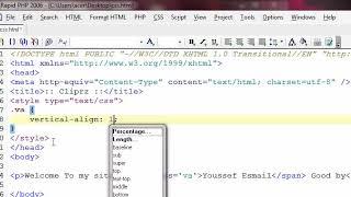 شرح خاصية vertical align  10 درس خاصية المحاذاة العامودية   دورة Css  يوتيوب