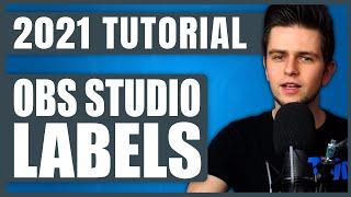 How to Add Stream Labels to OBS Studio - Recent Follow, Top Donator, Sub Train [2021]