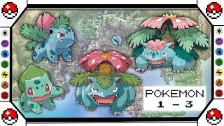 Pokédex Spotlight: Bulbasaur, Ivysaur and Venusaur (#1-3)