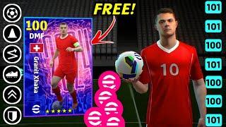 5000 eFootball Points Granit Xhaka Best Training Guide  || eFootball 2025 Mobile