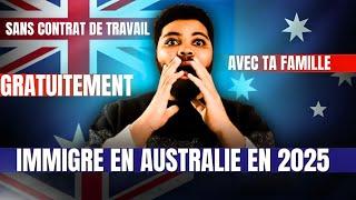 NOUVEAU PROGRAMME D'IMMIGRATION GRATUIT EN AUSTRALIE  AVEC TA FAMILLE