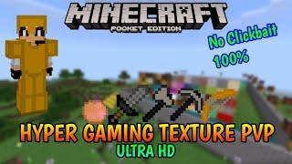 Hyper Gaming PvP Texture Pack [16×16] - Best PvP Texture Pack For Minecraft PE v1.14/1.15/1.16