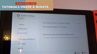 How to Adjust Auto Sleep Mode on a Nintendo Switch