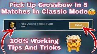 Pick Up Crossbow In 5 Matches In Classic Mode PUBG Mobile Mission
