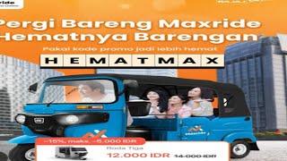 CARA MENGGUNAKAN PROMO MAXRIDE || NAIK BAJAI LEBIH HEMAT