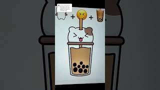 Wait for the end  #sanrio #cute #bubbletea #drawing #kawaii #emoji #hellokitty #pompompurin #kuromi