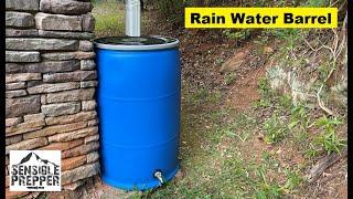 Easy DIY Rain Water Catchment System