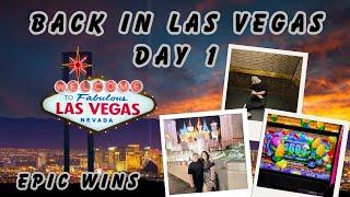 Las Vegas Day 1: Lost Luggage Drama, Luxor Hotel Check-In & Big Wins on the Slots!