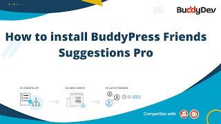 How to install BuddyPress Friends Suggestions Pro