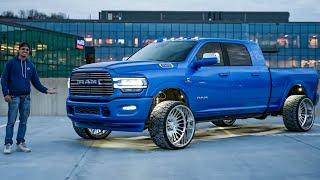 Introducing “Papa Smurf” The HOTTEST 5th Gen Megacab Cummins + Giveaway Truck Delivery!