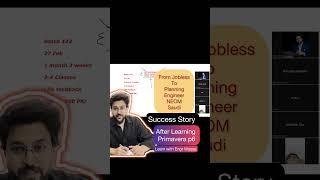 Success Story of Job Hunting after Primavera p6 skill learning with Engr Waqas