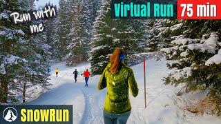 Arosa SnowRun, Switzerland Wonderland | Treadmill Running | Virtual Run #66