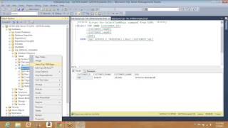 SQL Server TABLES PART1  -  SQL Server Online Training Videos