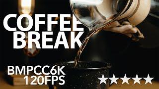 Coffee Break EPIC Handheld BRoll | BMPCC6K 120FPS