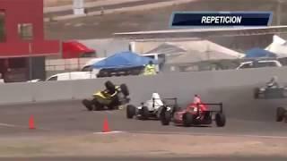 2018 Copa Notiauto Formula 1800 @ Queretaro - Yglesias Crashes Rolls