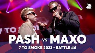 PASH  vs MaxO  | GRAND BEATBOX BATTLE 2023: 7 TO SMOKE | Battle 6