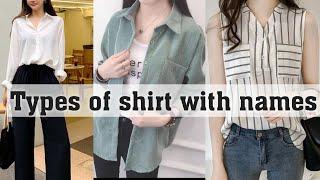 Types of shirt with names for girls||THE TRENDY GIRL