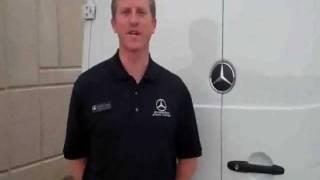 Rear door instructional tutorial of the Mercedes-Benz Sprinter