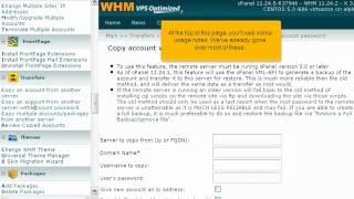 How to copy a cPanel/WHM account to your server using its login info - www.planethippo.com
