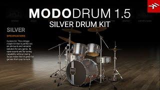 MODO DRUM 1.5 Silver drum kit - get realistic, natural and customizable drum tracks