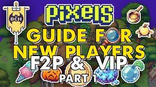 PIXELS | Guide for New Players | F2P and VIP part 1