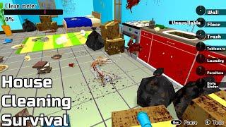 House Cleaning Survival Walkthrough Gameplay Part 1 / PC