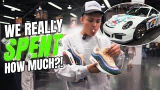 WE SPENT HOW MUCH!? SNEAKER EXPO ORANGE COUNTY (DAY 2!)