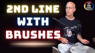 Brushin' the Big Easy: Master the 2nd Line Drum Beat with Brushes!