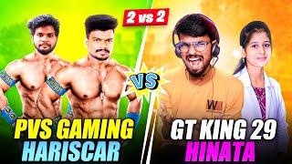  GAMING TAMIZHAN x HINATA vs PVS x HARISCAR PRO Tamilnadu Youtuber| Funny Clash Squad Tips & Tricks