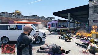 GTA 5 RDE 4.0.2 - Bus Terminal Massacre + Ten Star Escape