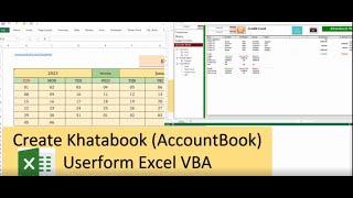 Create Khatabook Accountbook Excel VBA