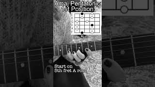 A major pentatonic scale 1st position guitar lesson #pentatonicscale