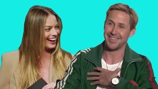 ryan gosling and margot robbie being a married couple for 10 minutes