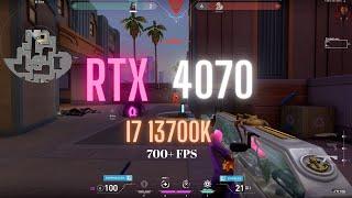 VALORANT FULL GAMEPLAY 600 FPS | RTX  4070 + I7 13700K