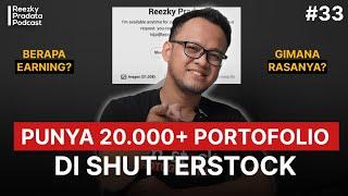 Rasanya Punya 20 ribu Portofolio di Shutterstock? Berapa Pendapatannya?