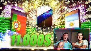 FIFA 19 : BEST OF 2000€ PACK OPENING  11.000$ DONATION 